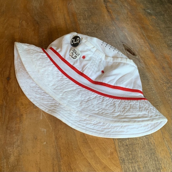 “Retired But Re-Hired” Vintage Joke Bucket Hat - Picture 2 of 12